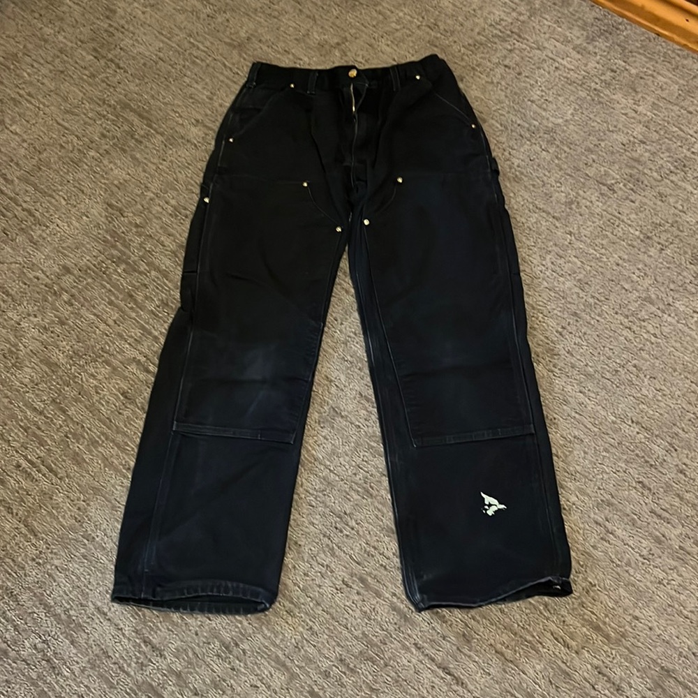 Men’s Carhart Black Loose Fit w/ reinforced legs